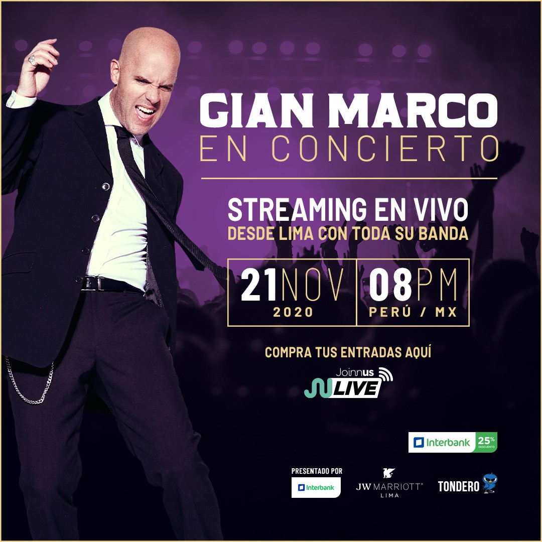 En este momento estás viendo GIAN MARCO EN CONCIERTO