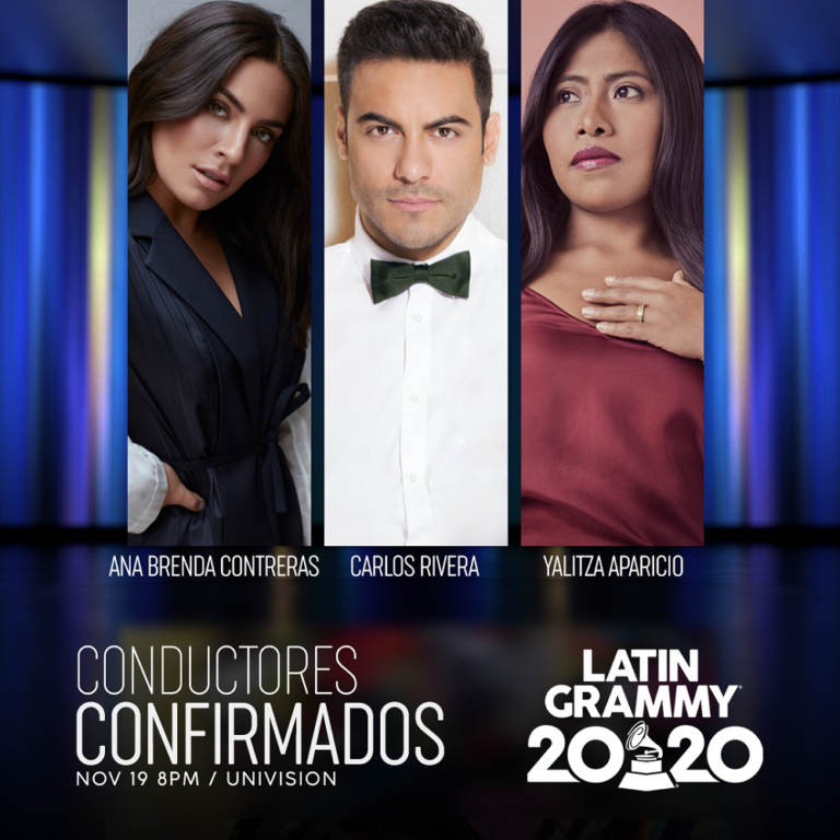 Lee más sobre el artículo Ana Brenda y Yalitza Aparicio se suman como conductoras de los Latin Grammy junto a Carlos Rivera