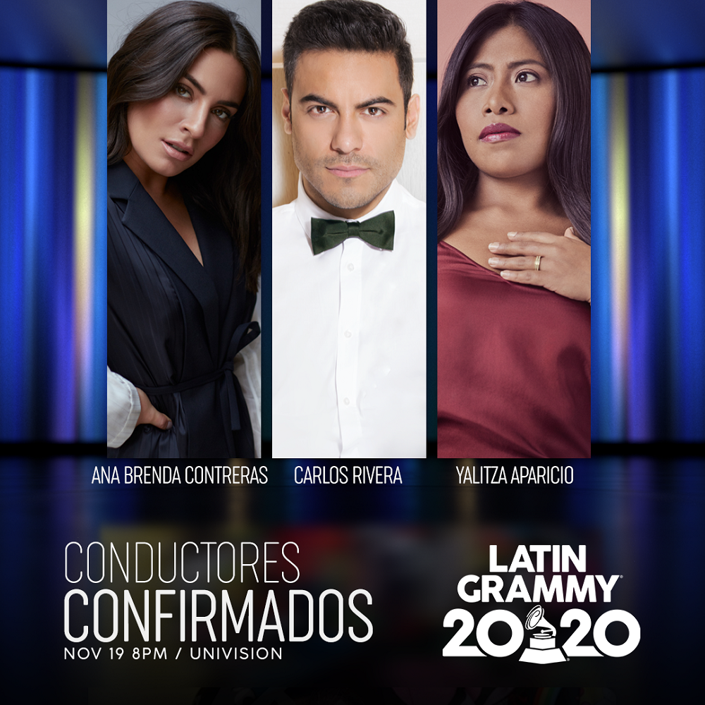 En este momento estás viendo Ana Brenda y Yalitza Aparicio se suman como conductoras de los Latin Grammy junto a Carlos Rivera