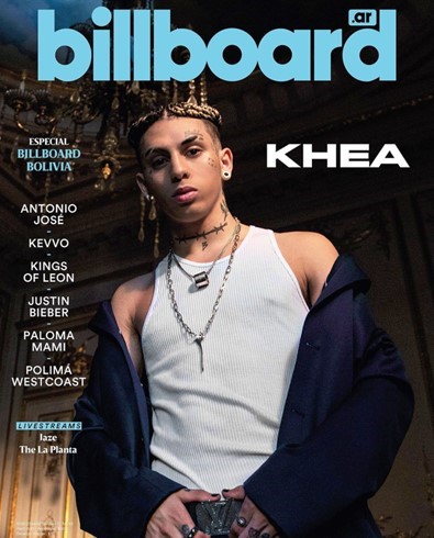 En este momento estás viendo KHEA, EL ARTISTA ARGENTINO CON MAYOR PROYECCIÓN, CONQUISTA LA PORTADA DE BILLBOARD ARGENTINA