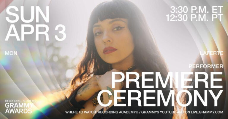 Lee más sobre el artículo MON LAFERTE ﻿SE PRESENTARÁ EN LA PREMIERE DE LOS PREMIOS GRAMMY® 2022