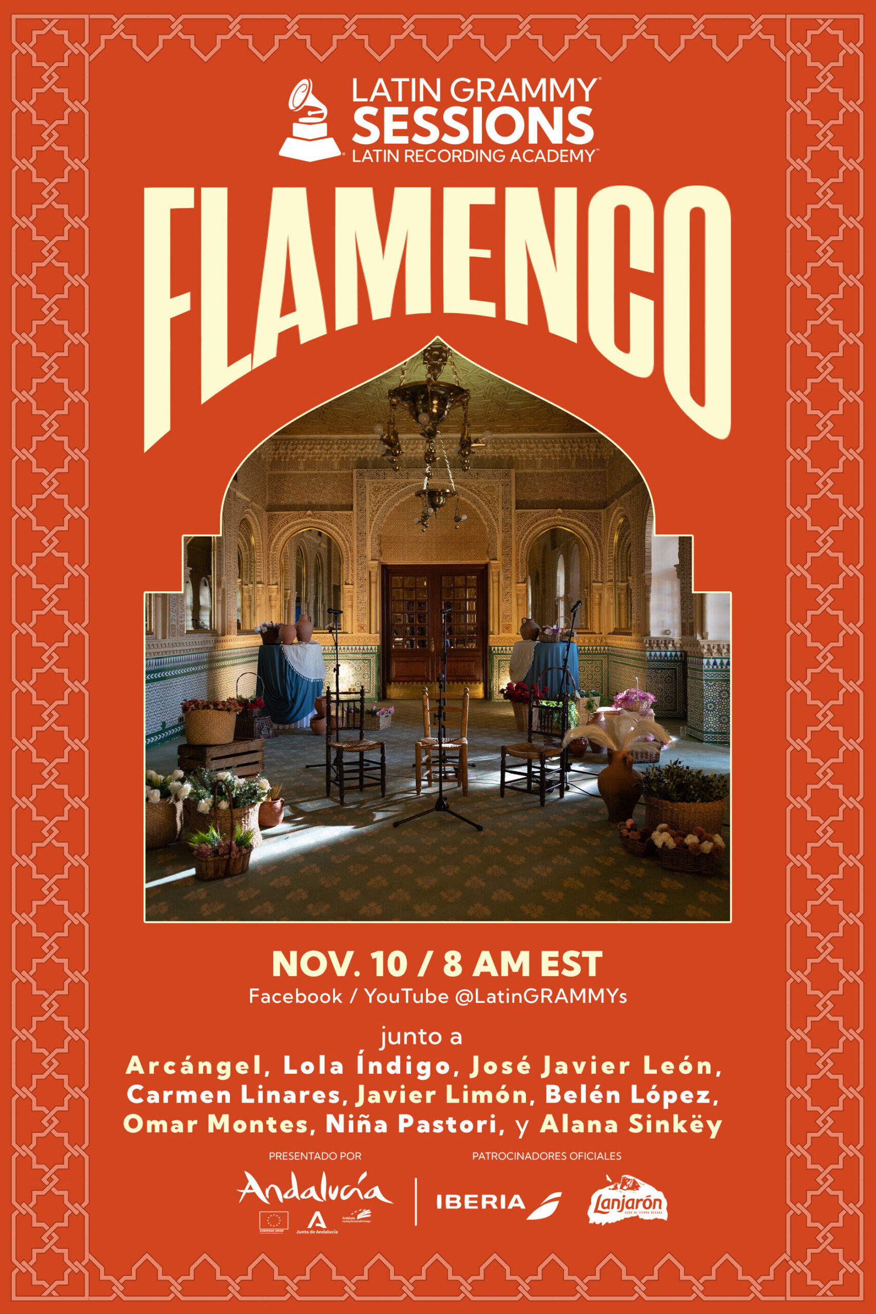 En este momento estás viendo La Latin GRAMMY Session: Flamenco sale al aire el viernes 10 de noviembre a las 8 am EST.